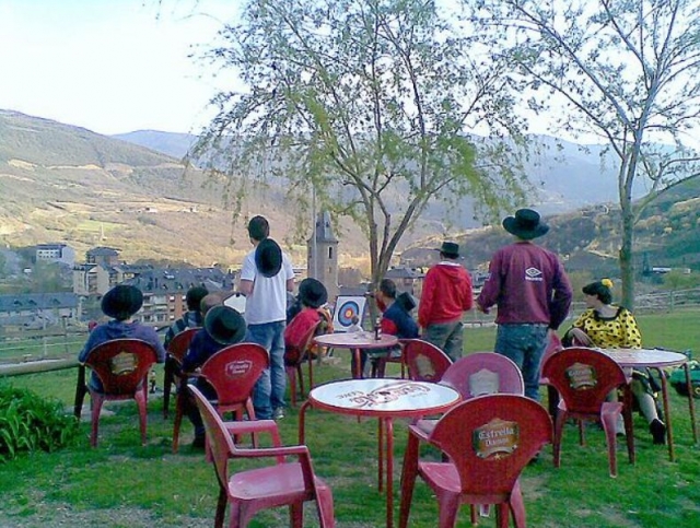 Un descanso en la terraza